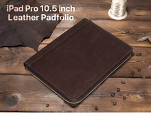 Genuine Cowhide Leather Bag For 10.5" Tablets (Apple, Samsung, Huawei, etc)