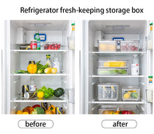 Refrigerator Food Container With Drainer and Lid